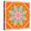 Orange Connection Mandala-Alaya Gadeh-Stretched Canvas