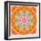 Orange Connection Mandala-Alaya Gadeh-Framed Photographic Print