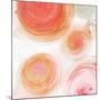 Orange Contempo Light Circles-Kat Papa-Mounted Art Print