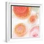 Orange Contempo Light Circles-Kat Papa-Framed Art Print