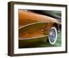 Orange Corvette-Richard James-Framed Art Print