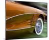 Orange Corvette-Richard James-Mounted Art Print