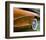 Orange Corvette-Richard James-Framed Art Print