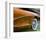 Orange Corvette-Richard James-Framed Art Print