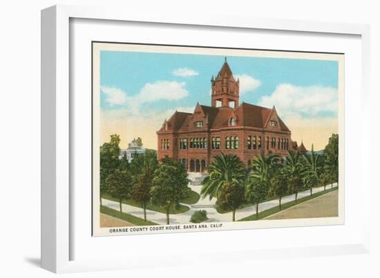 Orange County Courthouse, Santa Ana-null-Framed Art Print