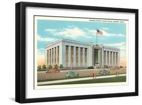 Orange County Courthouse-null-Framed Art Print