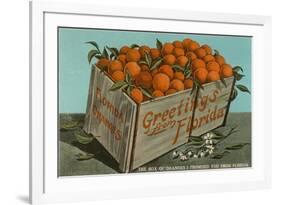 Orange Crate, Florida-null-Framed Premium Giclee Print