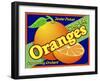 Orange Crate Label-Mark Frost-Framed Giclee Print