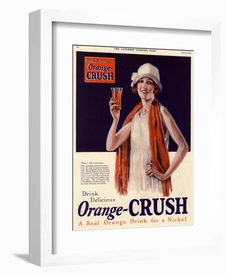 Orange Crush, USA, 1920-null-Framed Giclee Print