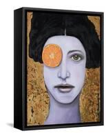 Orange Crush-Leah Saulnier-Framed Stretched Canvas