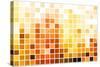 Orange Cubic Professional Abstract Background-kentoh-Stretched Canvas