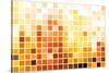 Orange Cubic Professional Abstract Background-kentoh-Stretched Canvas