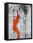 Orange Dance-NaxArt-Framed Stretched Canvas