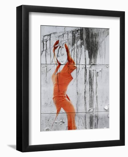 Orange Dance-NaxArt-Framed Art Print