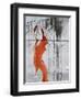 Orange Dance-NaxArt-Framed Art Print