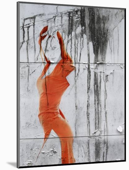 Orange Dance-NaxArt-Mounted Art Print