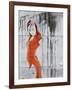 Orange Dance-NaxArt-Framed Art Print