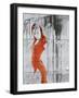 Orange Dance-NaxArt-Framed Art Print