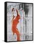 Orange Dance-NaxArt-Framed Stretched Canvas