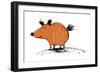 Orange Dog-Carla Martell-Framed Giclee Print