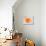 Orange Drum Set-NaxArt-Art Print displayed on a wall