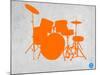 Orange Drum Set-NaxArt-Mounted Art Print