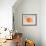 Orange Drum Set-NaxArt-Framed Art Print displayed on a wall