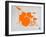 Orange Drum Set-NaxArt-Framed Art Print