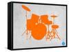 Orange Drum Set-NaxArt-Framed Stretched Canvas