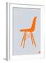 Orange Eames Chair-NaxArt-Framed Art Print