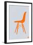 Orange Eames Chair-NaxArt-Framed Art Print