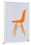 Orange Eames Chair-NaxArt-Framed Art Print