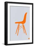 Orange Eames Chair-NaxArt-Framed Art Print