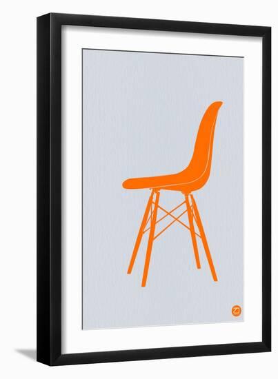 Orange Eames Chair-NaxArt-Framed Art Print