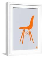 Orange Eames Chair-NaxArt-Framed Art Print