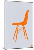 Orange Eames Chair-NaxArt-Mounted Art Print