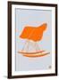 Orange Eames Rocking Chair-NaxArt-Framed Art Print