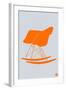 Orange Eames Rocking Chair-NaxArt-Framed Art Print