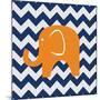 Orange Elephant-N. Harbick-Mounted Art Print