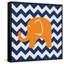 Orange Elephant-N. Harbick-Framed Stretched Canvas