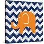 Orange Elephant-N. Harbick-Stretched Canvas