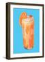 Orange Fizz-null-Framed Art Print