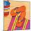 Orange Flip Flops-Paul Brent-Mounted Art Print
