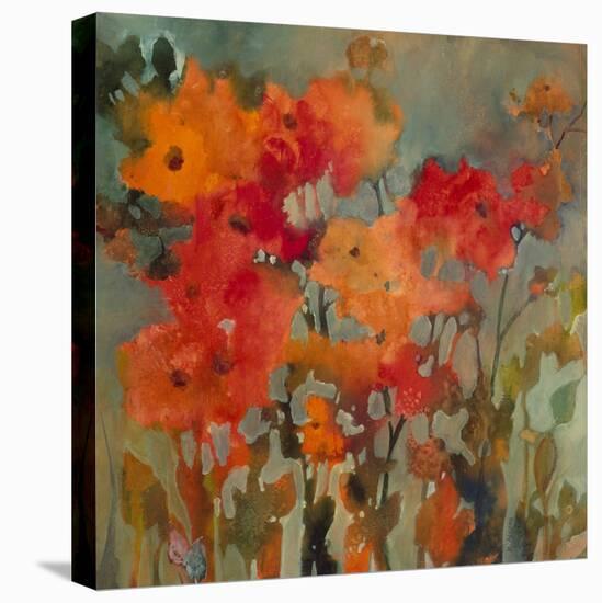 Orange Flower-Michelle Abrams-Stretched Canvas