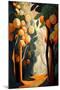 Orange Fruit Tree-Lea Faucher-Mounted Art Print