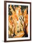 Orange Fruit Trees-Lea Faucher-Framed Art Print