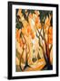 Orange Fruit Trees-Lea Faucher-Framed Art Print