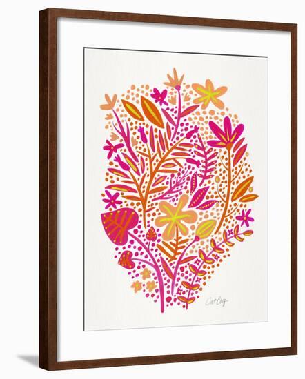 Orange Garden-Cat Coquillette-Framed Giclee Print