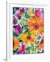 Orange Gerber Daisies 2-Kim Parker-Framed Giclee Print