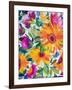 Orange Gerber Daisies 2-Kim Parker-Framed Giclee Print